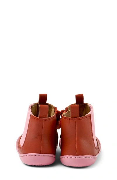 Camper Boots For Unisex In Medium Red
