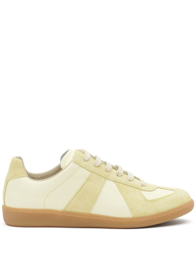 Shop Maison Margiela Replica Sneakers In Yellow & Orange