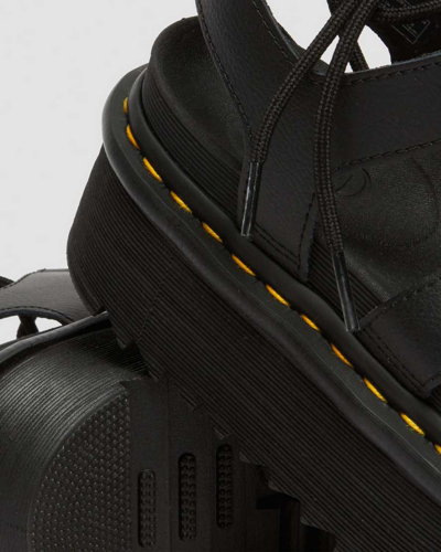 Dr. Martens Dr.martens Nartilla Hydro Leather Gladiator Sandals In Black