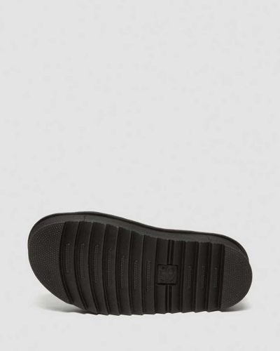 Dr. Martens Dr.martens Nartilla Hydro Leather Gladiator Sandals In Black