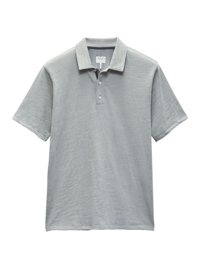 Shop Rag & Bone Men's Classic Flame Polo Shirt In Dark Mint