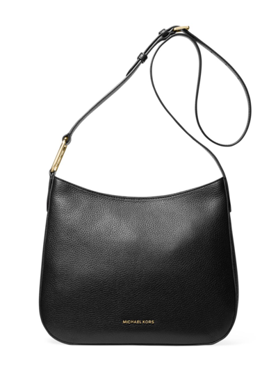 Shop Michael Michael Kors Women's Kensington Leather Crossbody Bag In Black