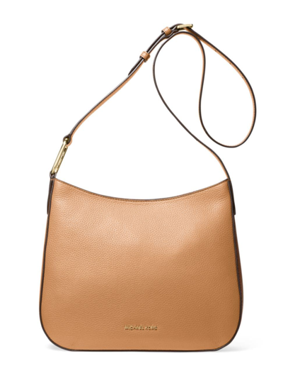 Shop Michael Michael Kors Women's Kensington Leather Crossbody Bag In Pale Peanut