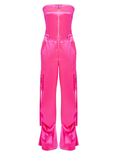 Shop Retroféte Women's Estrella Jumpsuit In Paradise Pink