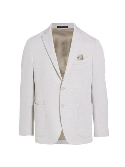 Shop Saks Fifth Avenue Men's Collection Seersucker Sportcoat In White