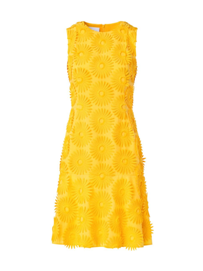 Shop Akris Punto Women's Sunflower Embroidered Sheath Dress