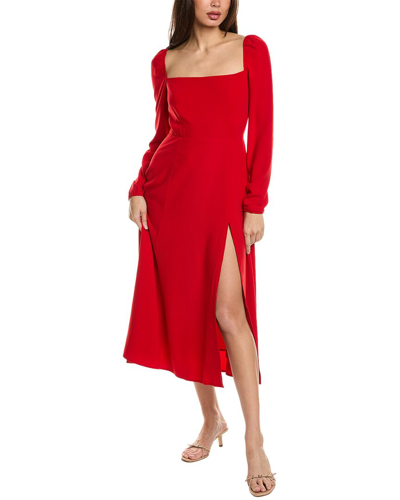Shop Seraphina Lenon Dress In Red