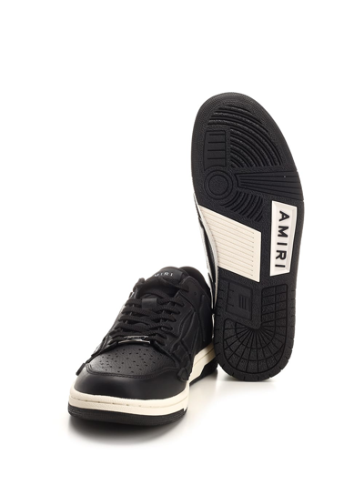 Shop Amiri Skel Sneakers In Black