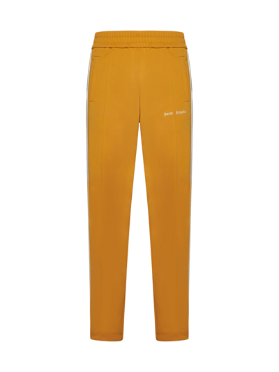 Shop Palm Angels Pants In Orange Off White