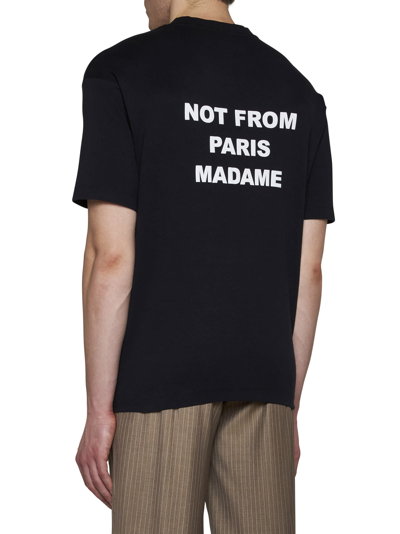 Shop Drôle De Monsieur T-shirt In Black