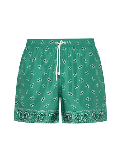 Shop Palm Angels Swimwear In Green Green