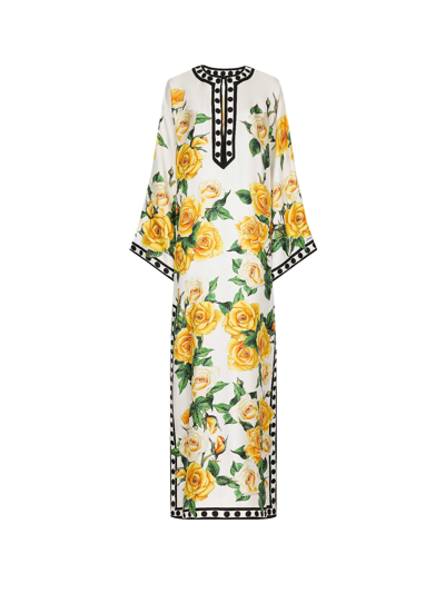 Shop Dolce & Gabbana Dress In Yellow