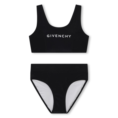 Shop Givenchy Bikini Bottom With Logo In Black