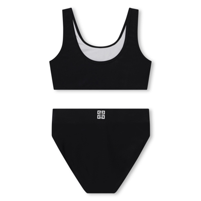 Shop Givenchy Bikini Bottom With Logo In Black