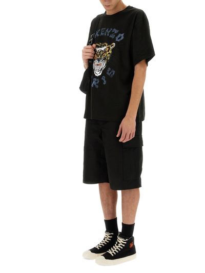 Shop Kenzo Oversize Fit T-shirt In Nero