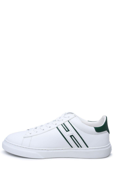 Shop Hogan H365 Low-top Sneakers Sneakers In Bianco