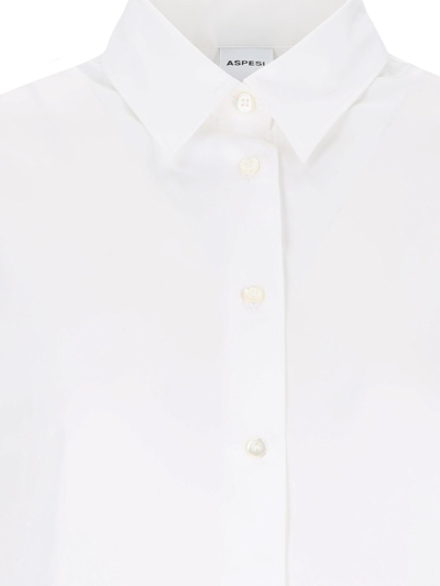 Shop Aspesi Basic Shirt In Bianco