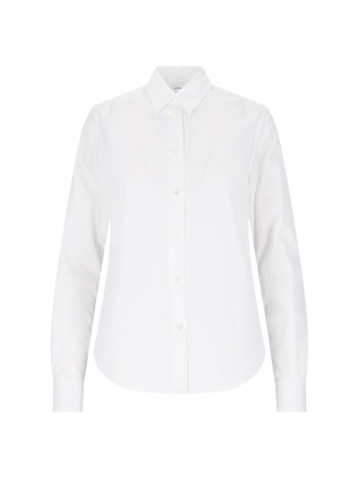Shop Aspesi Basic Shirt In Bianco