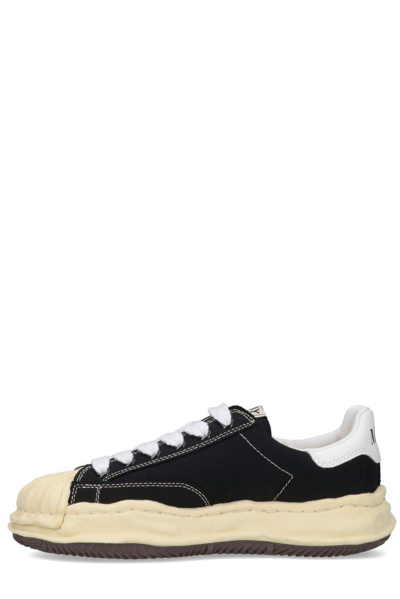 Shop Miharayasuhiro Lace-up Sneakers In Black