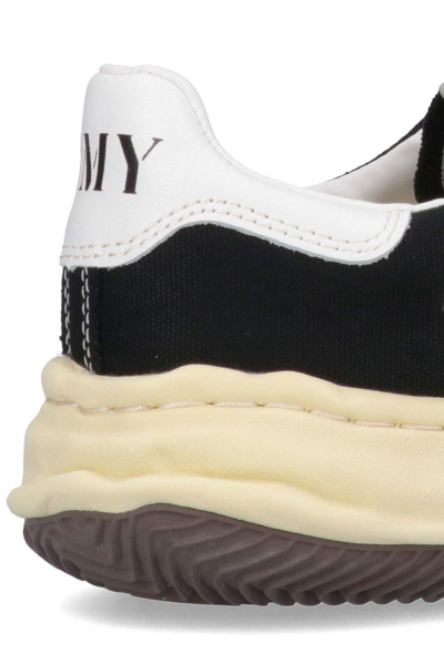 Miharayasuhiro Maison Mihara Yasuhiro Black Canvas Blakey Low Top Sneakers In Black