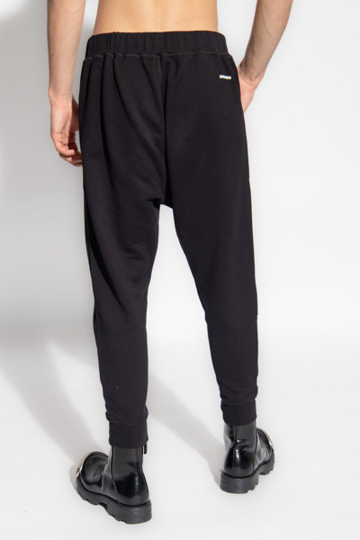 Shop Dsquared2 Relax Dan Trousers In Black