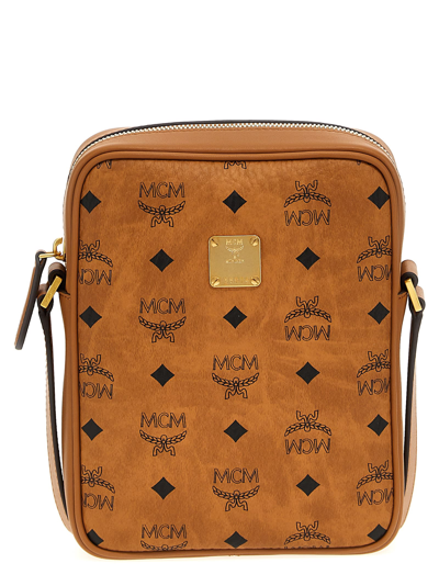 Shop Mcm Klassik Crossbody Bag In Brown