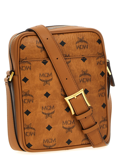 Shop Mcm Klassik Crossbody Bag In Brown