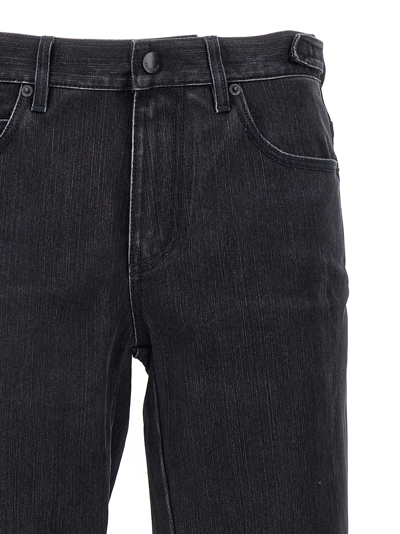 Balenciaga 'alpine' Denim Trousers With Front And Back Pockets In Black