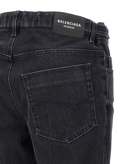 Shop Balenciaga Ski Jeans In Black