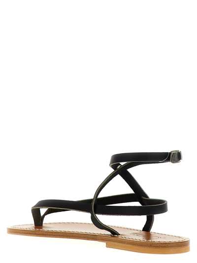Shop Kjacques Delta Sandals In Black