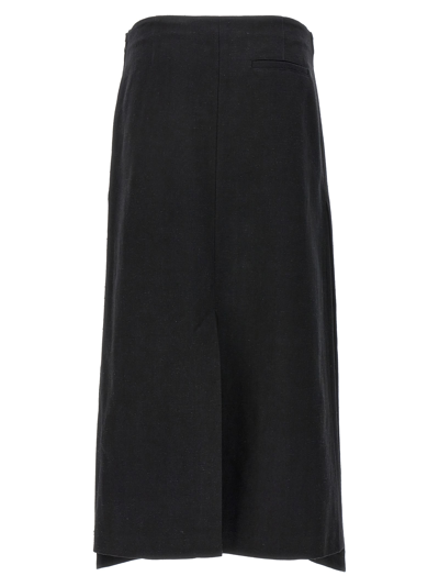 Shop Loulou Studio Atri Skirt In Black