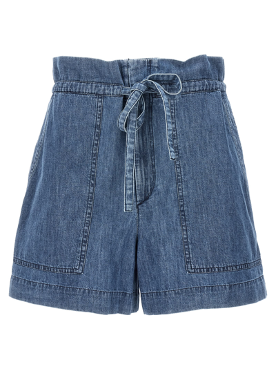 Shop Marant Etoile Ipolyte Bermuda Shorts In Blue