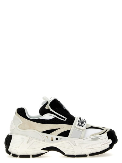 Shop Off-white Glove Sneakers In White/black