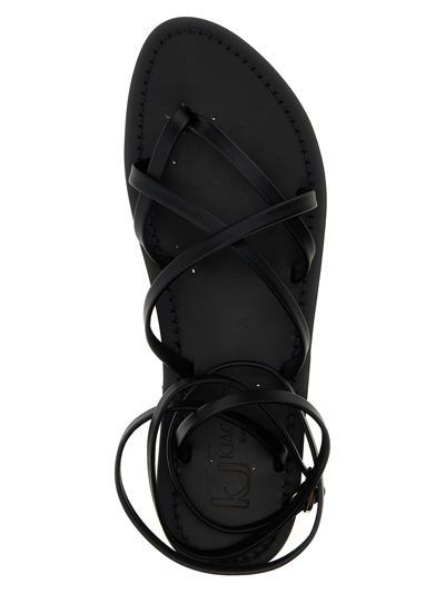 Kjacques K.jacques Zenobie Sandals Shoes In Black