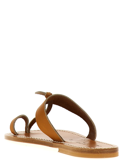 Shop Kjacques Ganges Sandals In Brown
