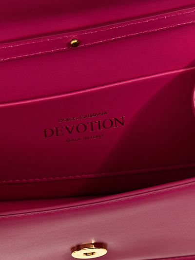 Shop Dolce & Gabbana Devotion Handbag In Pink
