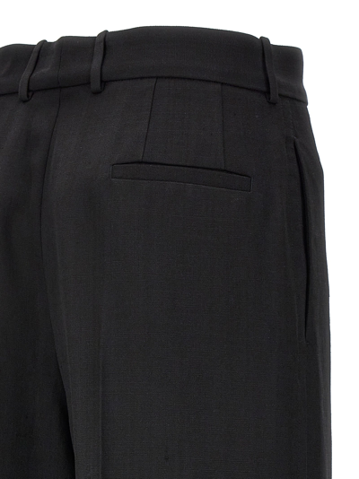 Shop Jil Sander 61 Trousers In Black