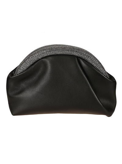 Shop Jw Anderson The Crystal Bumper Clutch In Black/white