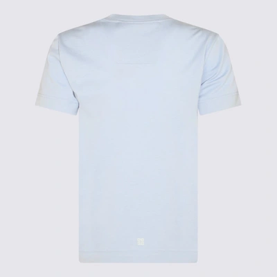 Shop Givenchy Light Blue Cotton 4g T-shirt