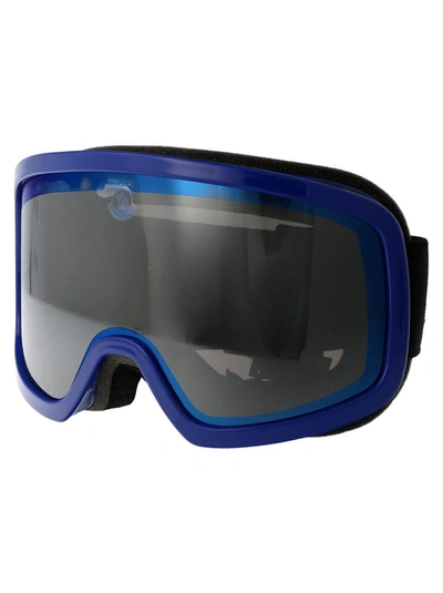 Shop Moncler Sunglasses In 90x Blue