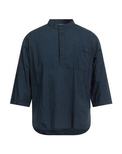 Shop Madson Man Shirt Slate Blue Size S Cotton