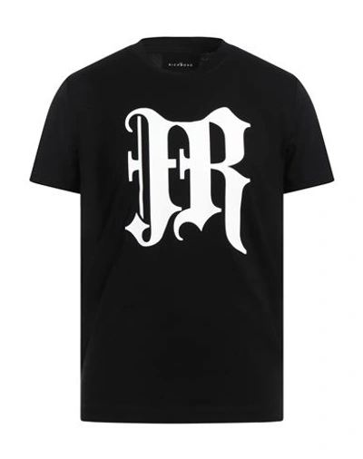 Shop John Richmond Man T-shirt Black Size Xl Cotton