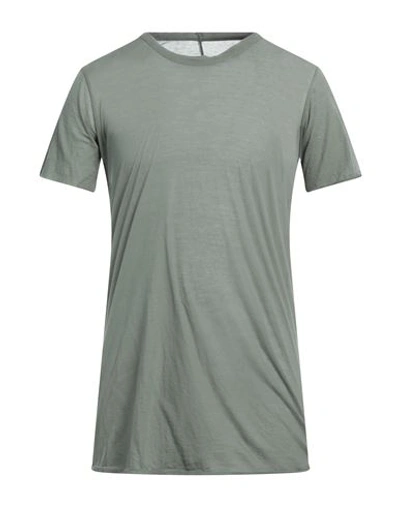 Shop Rick Owens Man T-shirt Military Green Size S Cotton