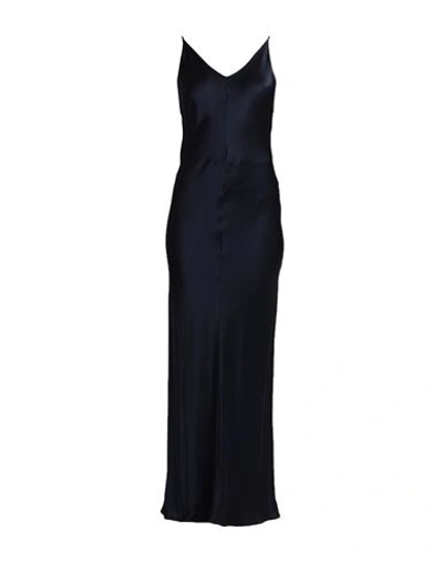 Shop Ottod'ame Woman Maxi Dress Midnight Blue Size 4 Viscose