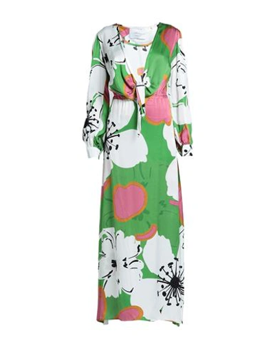 Shop 813 Ottotredici Woman Maxi Dress Green Size M Viscose