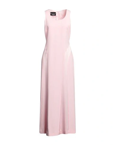 Shop Boutique Moschino Woman Maxi Dress Light Pink Size 12 Acetate, Viscose, Elastane