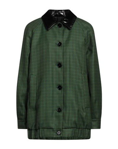 Attic And Barn Woman Jacket Dark Green Size 4 Polyester, Viscose, Polyurethane In Green