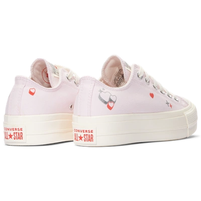 Shop Converse Womens  Chuck Taylor All Star Ox In Fever Dream/lilac Daze/egret