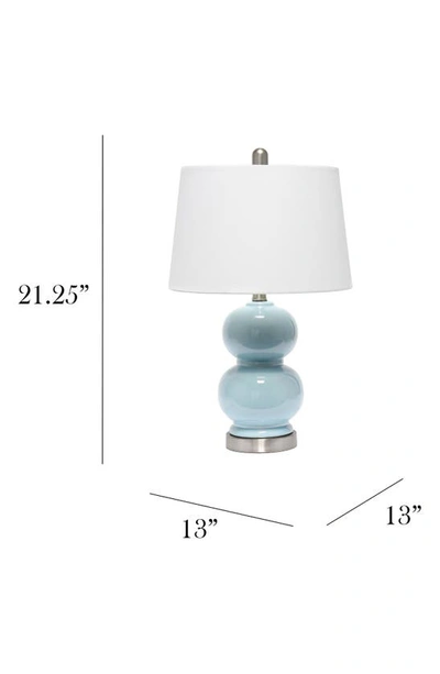 Shop Lalia Home Orb Table Lamp In Light Blue