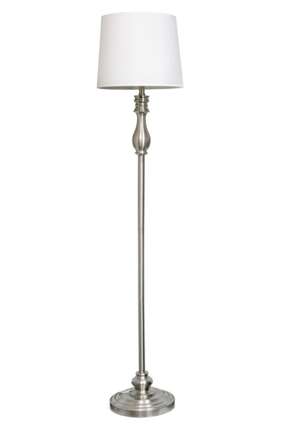 Shop Lalia Home Three-piece Lamp Set In Brushed Steel